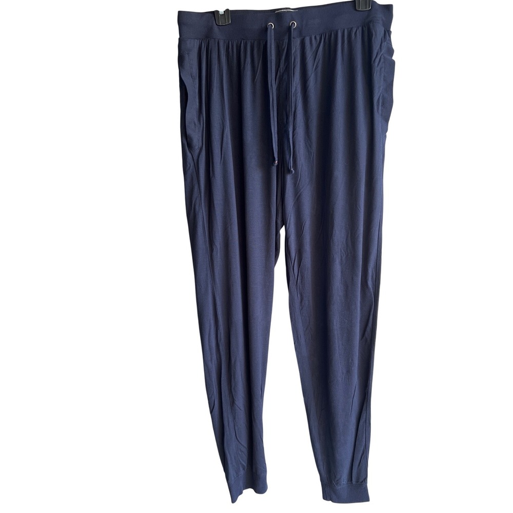 Ted Baker Lounge Joggers Women's L Navy Blue Modal Dressed to Chill Pants